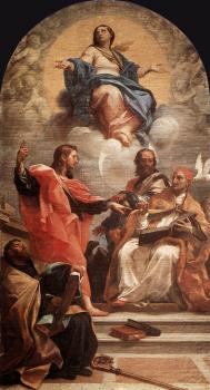 Carlo Maratta : Assumption and the Doctors of the Church